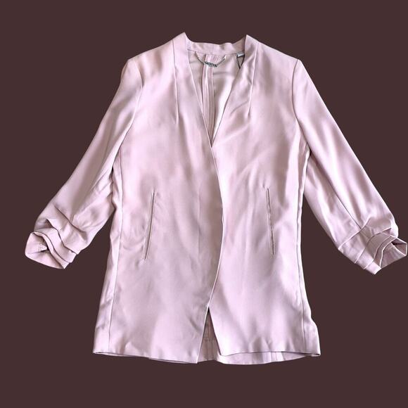 Tahari Pink Open Front Blazer NWT Medium - Picture 3 of 15